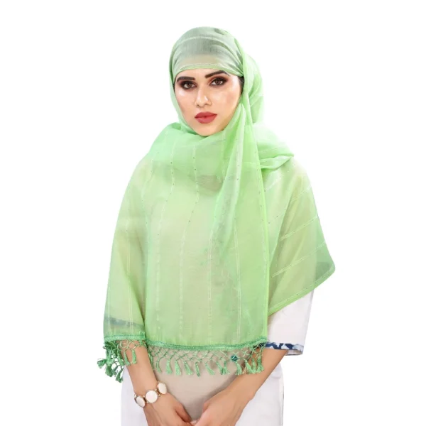 51956168904_01d4edce4c_o_d-1000x1000-1.webp Generic Women's Cotton Silk Strips Printed Dupatta (Parrot Green, Length:2-2.4 mtr)