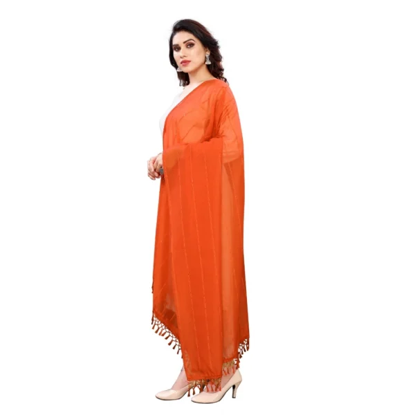 51956459545_5d5d220f4d_o_d-1000x1000-1.webp Generic Women's Cotton Silk Strips Printed Dupatta (Orange, Length:2-2.4 mtr)