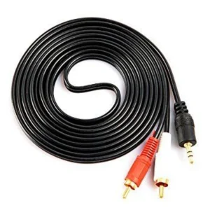 51960405575_1bef55ceff_o_d-1000x1000-1.webp Generic 3.5mm Stereo Audio Male to 2RCA Male EP to 2RCA 1.5 Yards Connects Mobile and Home Theatre (Black)