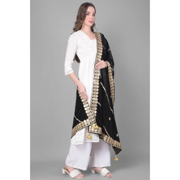 53509246212_6902cef06a_o_d-1000x1000-1.webp Generic Women's Velvet Gotta Patti Dupatta (Black, Length: 2.25 to 2.50 Mtr)
