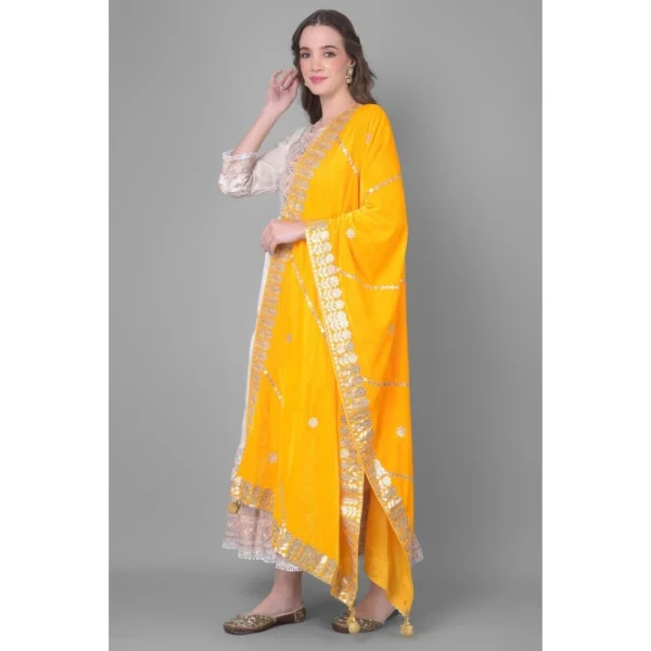 53509246237_4245782517_o_d-1000x1000-1.webp Generic Women's Velvet Gotta Patti Dupatta (Yellow, Length: 2.25 to 2.50 Mtr)