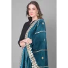 53510138496_cc2a5be5e9_o_d-1000x1000-1.webp Generic Women's Velvet Gotta Patti Dupatta (Teal, Length: 2.25 to 2.50 Mtr)