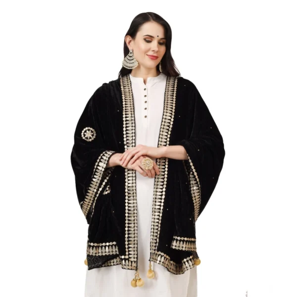 53510300378_dea0d9120a_o_d-1000x1000-1.webp Generic Women's Velvet Gotta Patti Dupatta (Black, Length: 2.25 to 2.50 Mtr)
