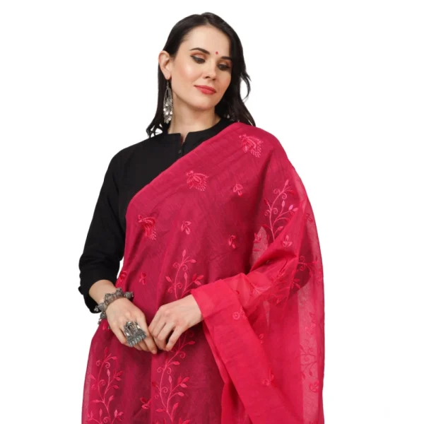 53510303928_0dc47c1e09_o_d-1000x1000-1.webp Generic Women's Cotton Embroidered Dupatta (Maroon, Length: 2.25 to 2.50 Mtr)