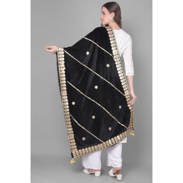 53510305333_94ba831f0a_o_d-1000x1000-1.webp Generic Women's Velvet Gotta Patti Dupatta (Black, Length: 2.25 to 2.50 Mtr)