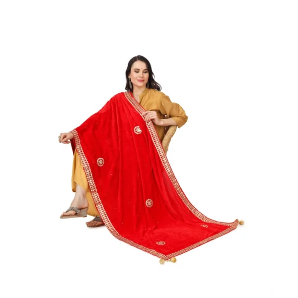 53510451874_ce028e85b0_o_d-1000x1000-1.webp Generic Women's Velvet Gotta Patti Dupatta (Red, Length: 2.25 to 2.50 Mtr)