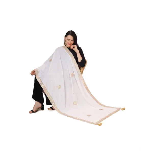 53510454379_6bd466feec_o_d-1000x1000-1.webp Generic Women's Velvet Gotta Patti Dupatta (White, Length: 2.25 to 2.50 Mtr)