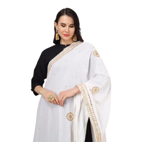 53510454384_dafa65ae70_o_d-1000x1000-1.webp Generic Women's Velvet Gotta Patti Dupatta (White, Length: 2.25 to 2.50 Mtr)
