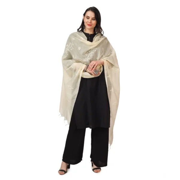 53510455669_17aae14bf8_o_d-1000x1000-1.webp Generic Women's Cotton Embroidered Dupatta (Off-White, Length: 2.25 to 2.50 Mtr)