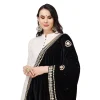 53510563695_7022ba26dc_o_d-1000x1000-1.webp Generic Women's Velvet Gotta Patti Dupatta (Black, Length: 2.25 to 2.50 Mtr)