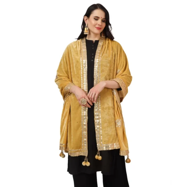 53510565955_43e59a679f_o_d-1000x1000-1.webp Generic Women's Velvet Gotta Patti Dupatta (Yellow, Length: 2.25 to 2.50 Mtr)