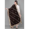 53510569990_3dc02f930c_o_d-1000x1000-1.webp Generic Women's Velvet Gotta Patti Dupatta (Brown, Length: 2.25 to 2.50 Mtr)