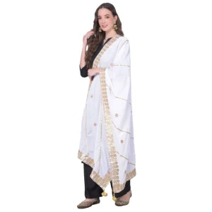 53512022996_d4f3da80b9_o_d-1000x1000-1.webp Generic Women's Velvet Gotta Patti Dupatta (Off White, Length: 2.25 to 2.50 Mtr)