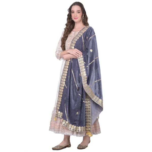 53512455010_85aed707a4_o_d-1000x1000-1.webp Generic Women's Velvet Gotta Patti Dupatta (Grey, Length: 2.25 to 2.50 Mtr)