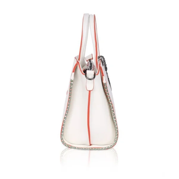 53745157944_ebc6c2b617_o_d-1000x1000-1.webp Women's Faux Leather Metal Beads Handbag (White)