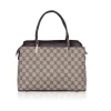 Women's Faux Leather Printed Handbag (Coffee)