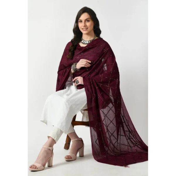 53767414807_0c15ef0c67_o_d-1000x1000-1.webp Generic Women's Chanderi Self Design Dupatta (Wine, Length: Free Size)