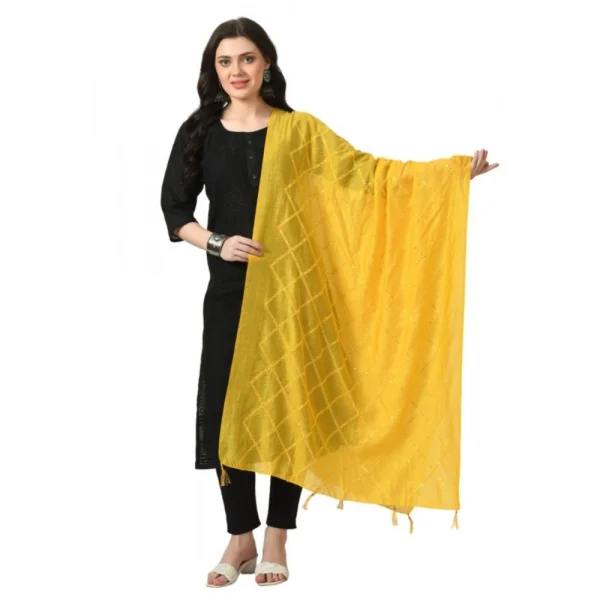 53768742680_70cc5b815b_o_d-1000x1000-1.webp Generic Women's Chanderi Self Design Dupatta (Yellow, Length: Free Size)