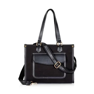 54249594421_43081df710_o_d-1000x1000-1.webp Women's Canvas Medium Top handle Satchel Zipper Handbag (Black)