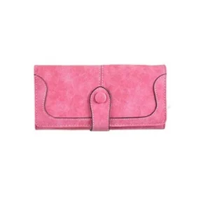 54249839963_f53e057c81_o_d-1000x1000-1.webp Women's Faux Leather Medium Snap Button Wallet (Pink)