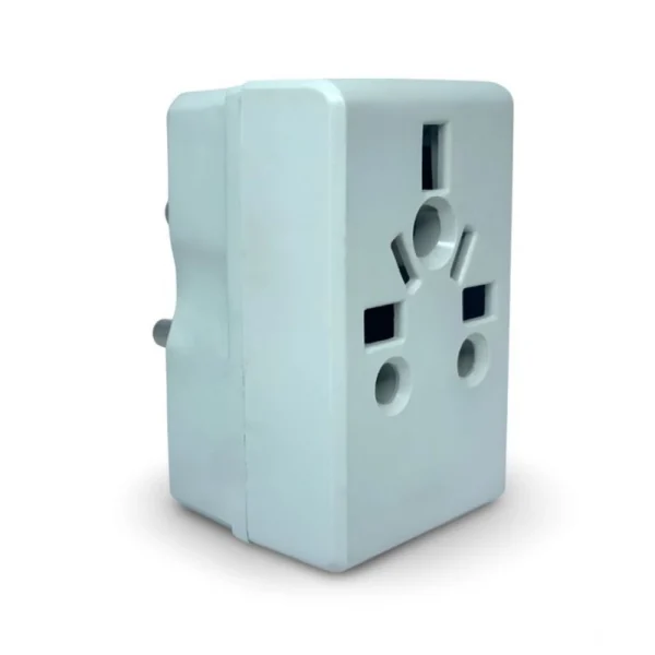 54313951364_e113cbe680_o_d-1000x1000-1.webp Generic 3 in 1 Worldwide Universal Multi Plug Socket Travel Adapter Plug with Surge Protector (White)