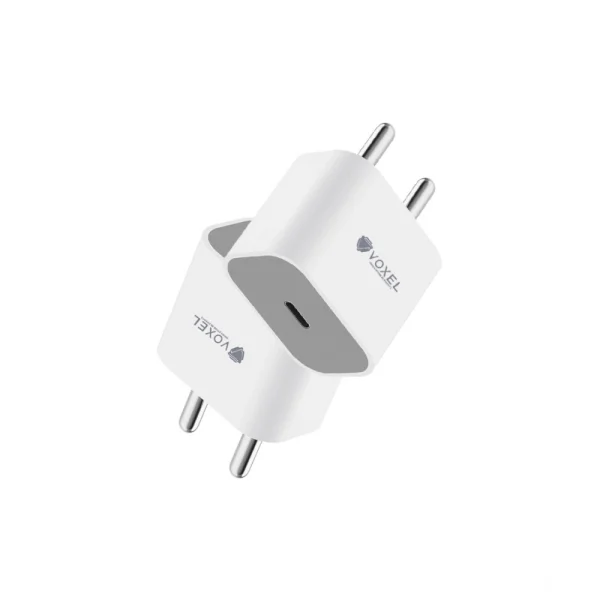 54341932237_000c9e8f90_o_d-1000x1000-1.webp Generic VOXEL 20 Watt ' C ' Port PD Charger AB Plastic (White)