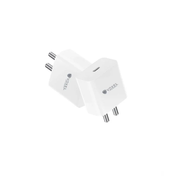 54343041604_0c463fa037_o_d-1000x1000-1.webp Generic VOXEL 100 Watt ' C ' Port PD Fast Charger AB Plastic (White)