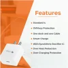 54343059468_310e437382_o_d-1000x1000-1.webp Generic VOXEL 100 Watt ' C ' Port PD Fast Charger AB Plastic (White)
