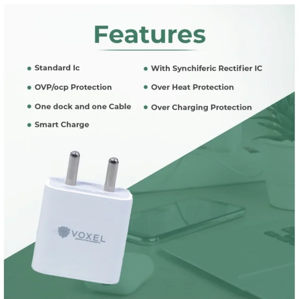 54343059558_c46711f4a7_o_d-1000x1000-1.webp Generic VOXEL 18 Watt Double Usb Port Charger AB Plastic (White)