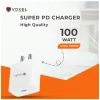 54343242230_d4a71f5156_o_d-1000x1000-1.webp Generic VOXEL 100 Watt ' C ' Port PD Fast Charger AB Plastic (White)