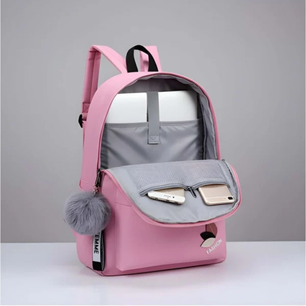 PID-65111-Generic-Unisex-PU-Leather-Solid-Medium-Zipper-Backpack-Pink-4-1000x1000-1.webp Unisex PU Leather Solid Medium Zipper Backpack (Pink)